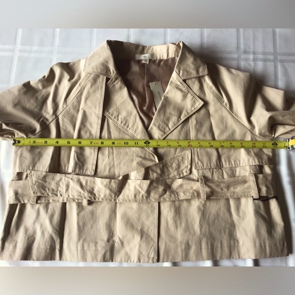 NEW tgla Cropped Trench Coat/Jacket - Picture 4 of 8